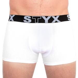 Men&#39;s boxers Styx sports rubber oversize white (R1061)