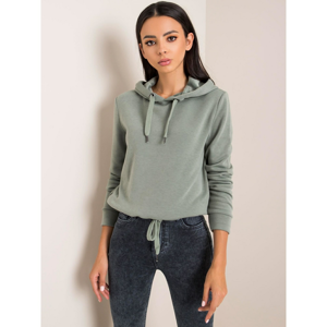 SUBLEVEL Dirty green hooded sweatshirt