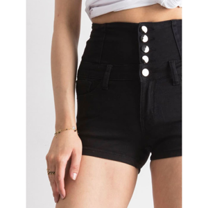 Black high waist shorts