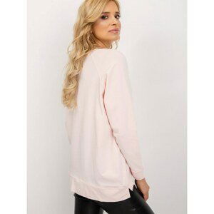 Light pink oversized sweatshirt