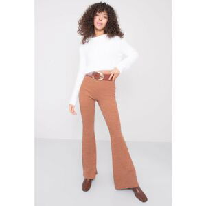 Beige trousers BSL with flare