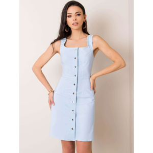 Light blue cotton dress