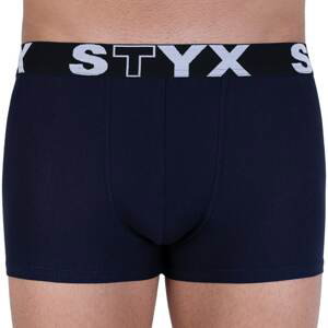 Men&#39;s boxers Styx sports rubber dark blue (G963)