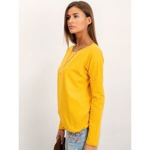 Basic dark yellow blouse