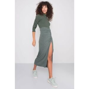 BSL Green women´s skirt with a slit
