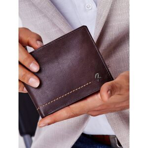 Soft brown leather men´s wallet