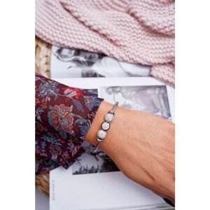 Women's Bracelet With Zircons Silver Orteas