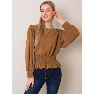 Brown oversized blouse