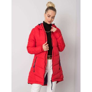 SUBLEVEL Red jacket with a hood