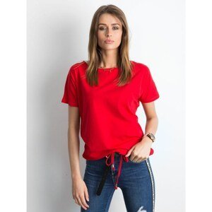 Women´s red cotton t-shirt