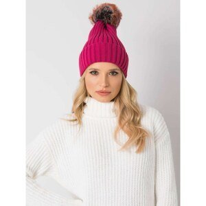 Fuchsia winter hat