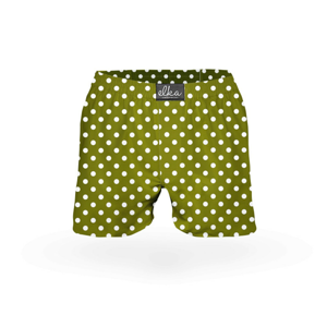 Men&#39;s shorts ELKA khaki small polka dot (P0039)
