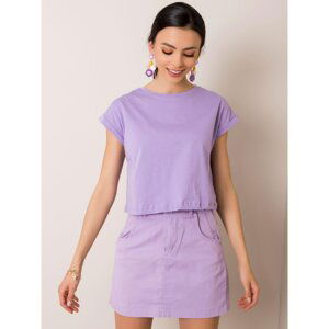 RUE PARIS Ladies purple T-shirt