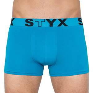 Men&#39;s boxers Styx sports rubber light blue (G969)