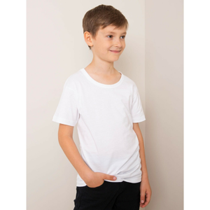 Boys´ white cotton t-shirt