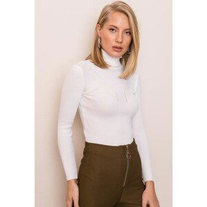 BSL White turtleneck blouse