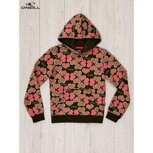 O´NEILL hearts sweatshirt for girls, khaki-coral