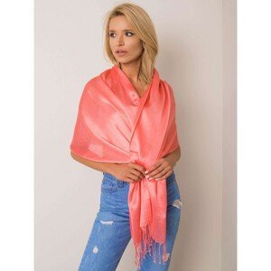 Peach smooth shawl
