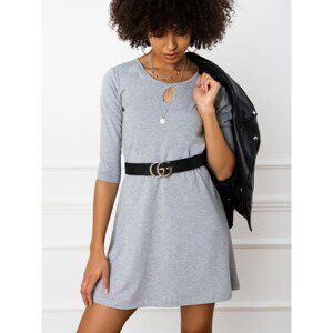 Gray cotton dress