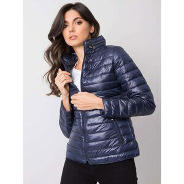 Ladies´ navy blue quilted jacket