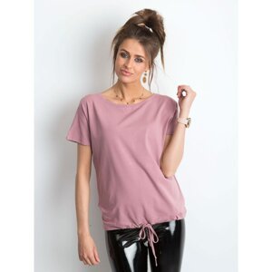 Women´s cotton t-shirt dusty pink