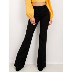 Black flared trousers from RUE PARIS