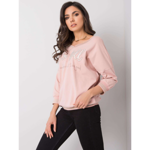Dusty pink women´s blouse with applications