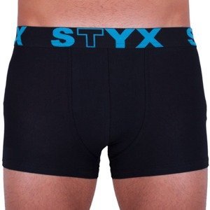 Men&#39;s boxers Styx sports rubber oversize black (R961)