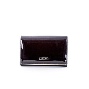 Women´s black lacquered wallet