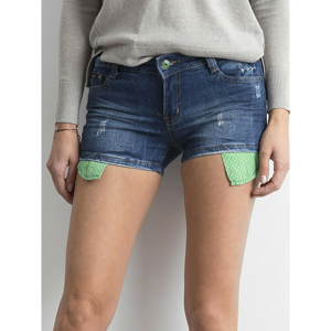 Women´s blue denim shorts