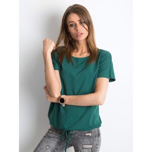 Women´s cotton t-shirt, dark green