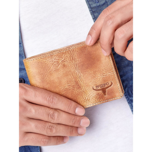 Camel leather men´s wallet