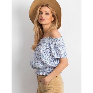 Spanish white blouse with patterns