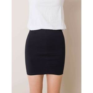 A navy blue cotton skirt for a girl