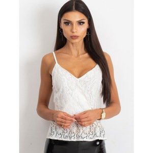 Ecru lace top RUE PARIS