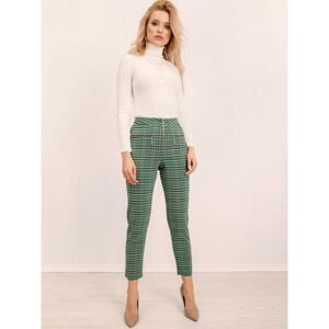 BSL Green checked trousers