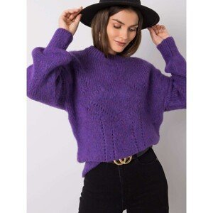 RUE PARIS Purple sweater
