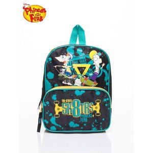 Teal school backpack DISNEY Phineas and Ferb