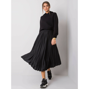 Women´s black pleated skirt