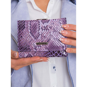 Purple leather wallet