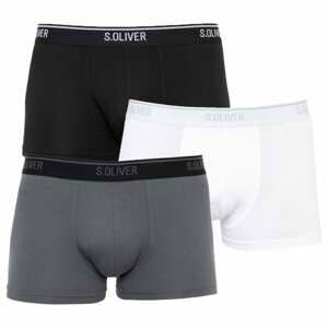 3PACK men&#39;s boxers S.Oliver multicolored (26.899.97.5623.12L1)