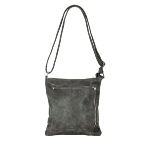 Ladies´ dark gray rectangular handbag