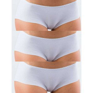 3 PAK White seamless women´s panties