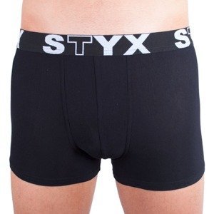 Men&#39;s boxers Styx sports rubber oversize black (R960)