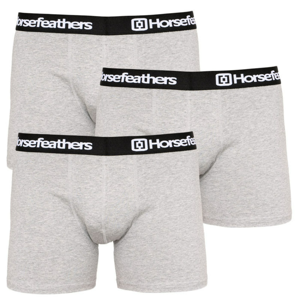 3PACK men&#39;s boxers Horsefeathers Dynasty heather gray (AM067C)