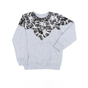 Light gray boy´s sweatshirt with a print