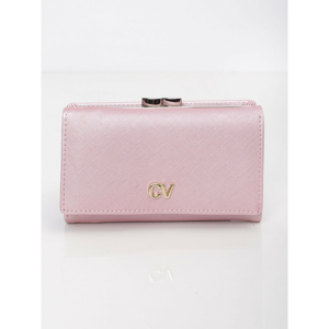 Women´s pink eco-leather wallet