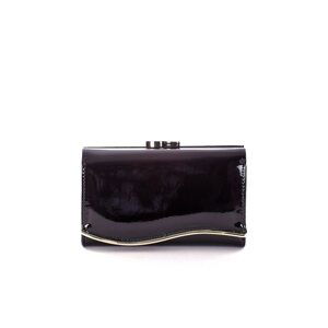 Women´s black lacquered wallet