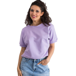 Light purple cotton blouse