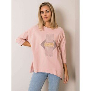 Dusty pink women´s sweatshirt